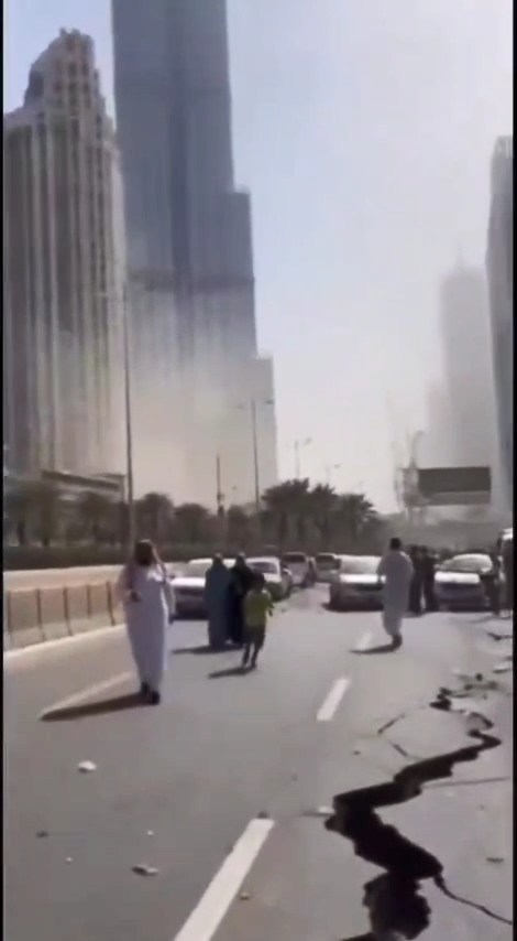 نزدیک برج خلیفه دوباره مورد اصابت موشک واقع شد