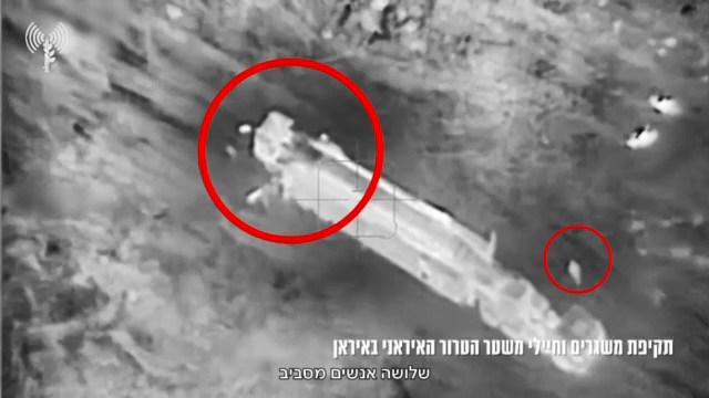 ویدیو جدید ارتش رژیم صهیونیستی از انهدام ۴ پرتابگر موشک بالستیک قدر و خیبرشکن