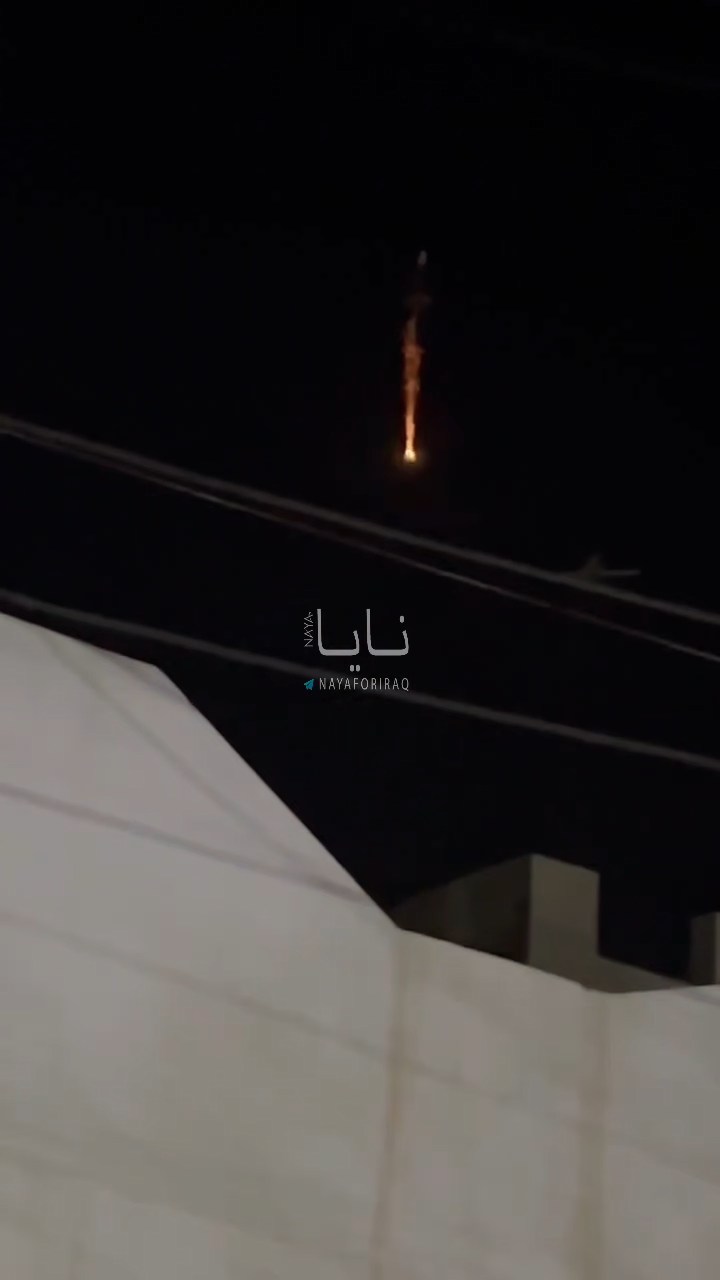 لحظه هدف قرار گرفتن مقر اشغالگران آمریکایی در اربیل عراق/خبرگزاری صدا و سیما