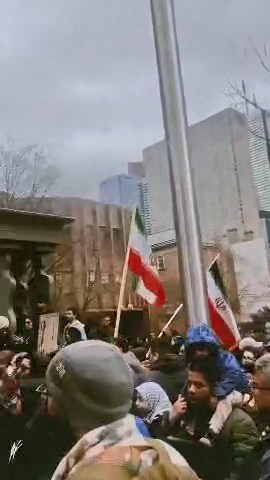 حمایت گسترده از ایران در تورنتو کانادا