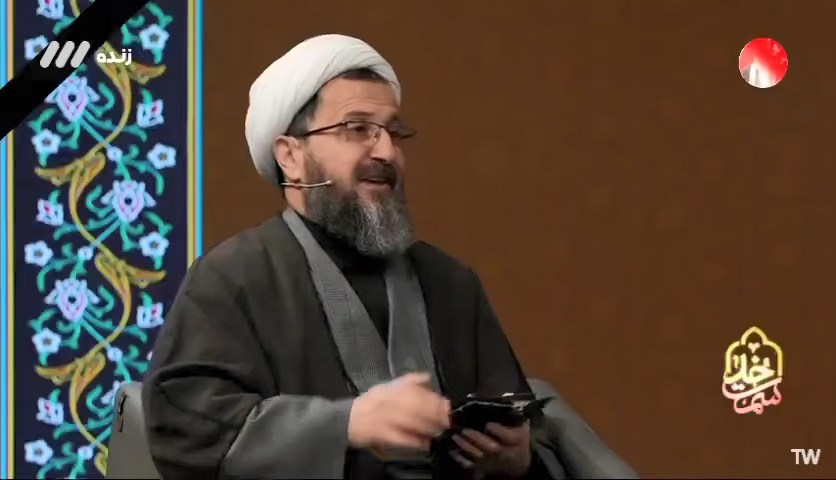 واکنش مجری و مهمان تلویزیون به صدای بمباران تهران در پخش زنده