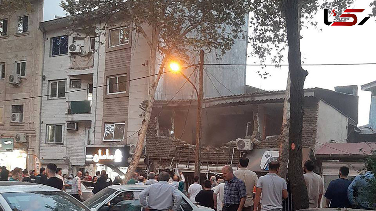 تصاویر جدید از انفجار شدید در رشت