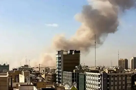 شنیده شدن صدای انفجار در اهواز دم سال تحویل!