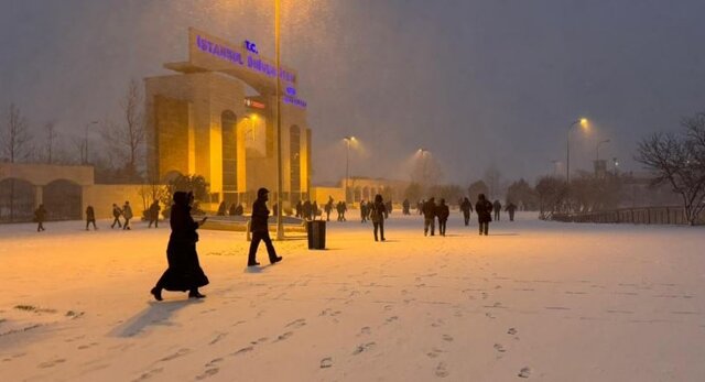 استانبول در برف غرق شد