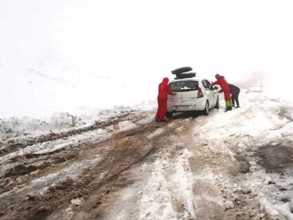 نجات معجزه آسای راننده نیسان در گردنه امین الله