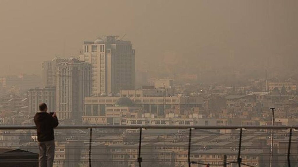 آلودگی هوای تهران شدت می‌گیرد