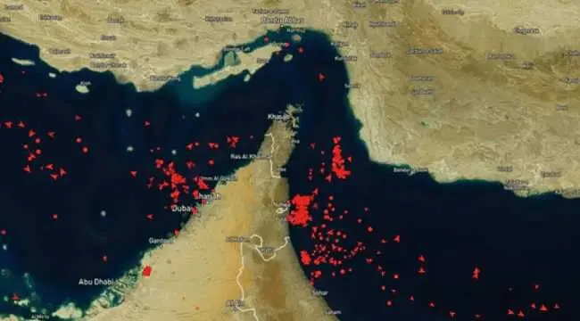 خروج کشتی‌ها از تنگه هرمز صفر شد
