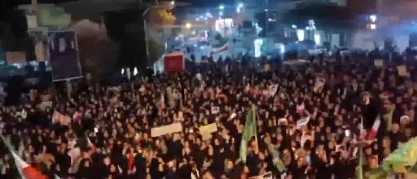 تصاویر هوایی از پنجمین شب فریاد خونخواهی رهبر شهید در کردکوی