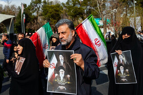 قرائت متن تجدید بیعت مردم تهران با رهبر انقلاب