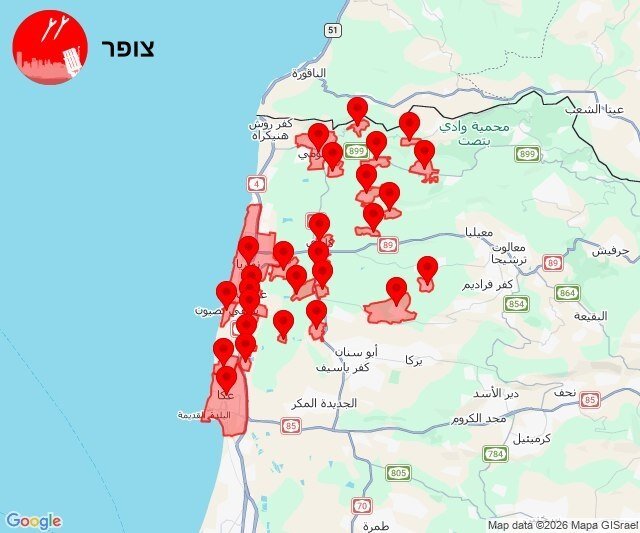شلیک ده‌ها موشک از جنوب لبنان به شمال فلسطین اشغالی در عرض ۳ دقیقه