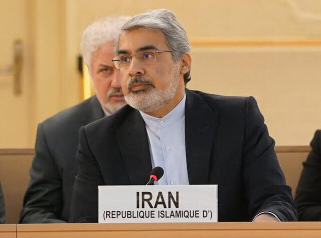 سفیر ایران در ژنو: ما نمی‌جنگیم، از کشورمان دفاع می‌کنیم؛ دفاعی که نقطه پایان ندارد