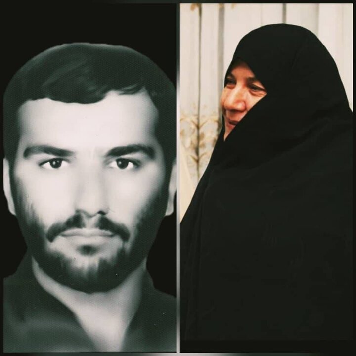 مادر شهید حسین مرادی دار فانی را وداع گفت