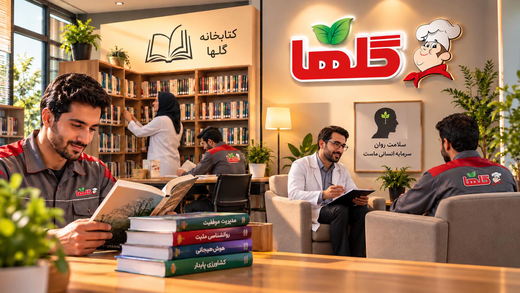 رویکرد انسانی در مجموعه گلها: از تغذیه جسم تا تغذیه روح و اندیشه