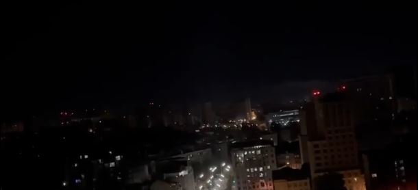 برق کی‌یف با حمله روسیه قطع شد