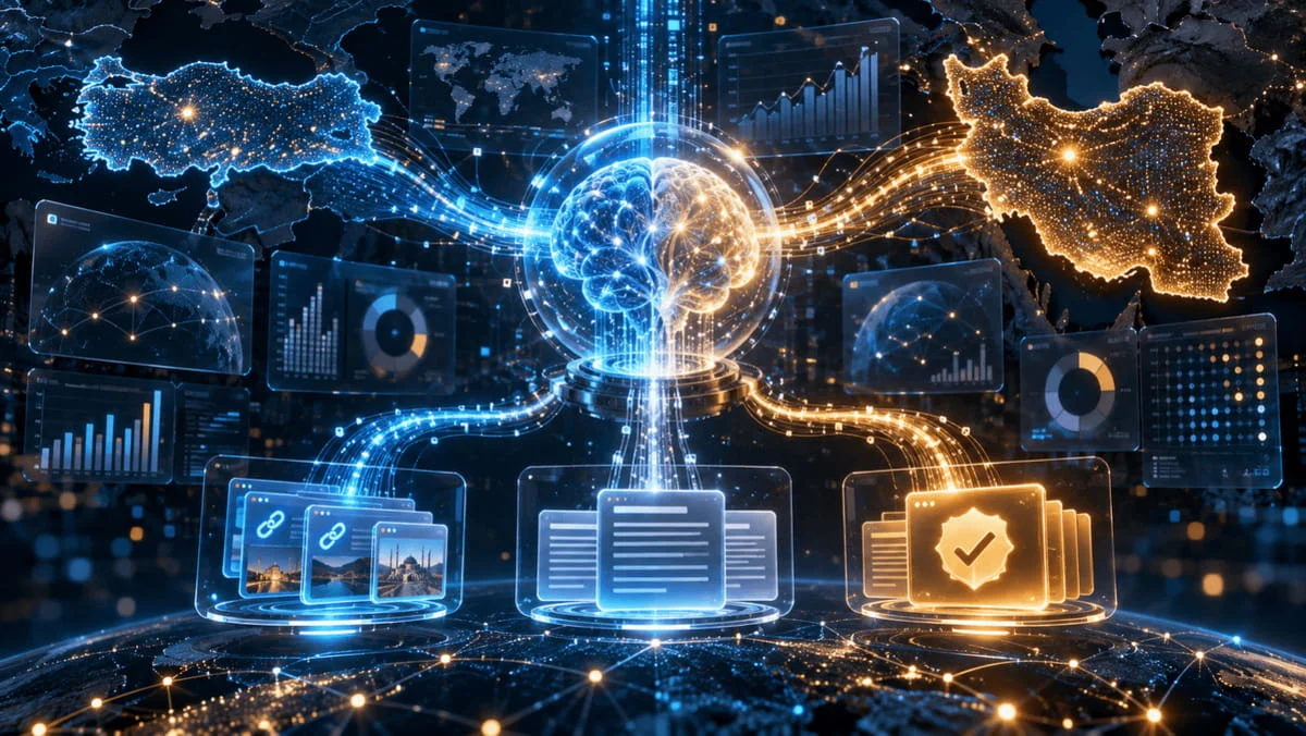 چگونه برندها در ChatGPT، جمینای و پرپلکسیتی پیشنهاد می‌شوند؟ گزارش جامع آمار جهانی و بنچمارک GEO ایران و ترکیه (۲۰۲۶)