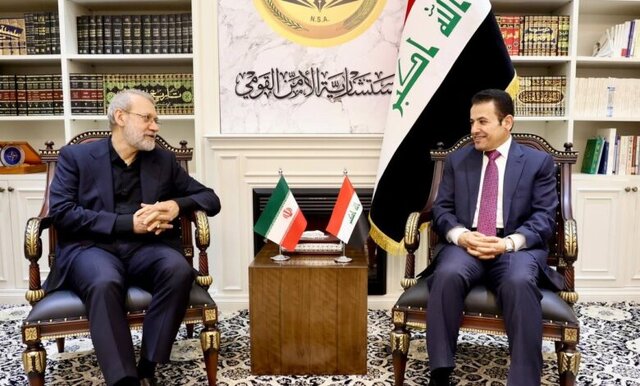 تماس امنیتی دبیر شورای عالی امنیت ملی ایران و عراق: هم‌نوازی در مقابله با تهدیدات منطقه‌ای