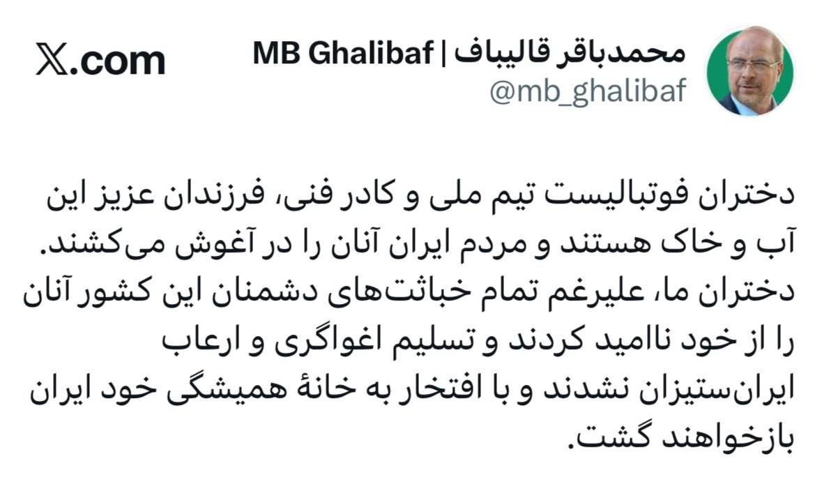 رئیس مجلس شورای اسلامی