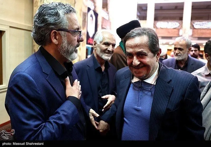 انتشار تصاویر جدید از حضور محمدعلی زم در مراسم چهلم شهید شیرازی