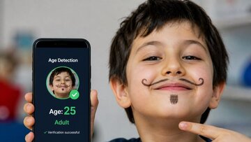 ترفندهای عجیب کودکان برای دور زدن محدودیت‌های سنی اینترنت؛ از سبیل قلابی تا هویت جعلی