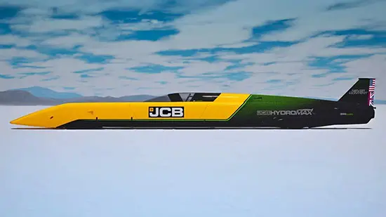هیدرومکس JCB؛ سریع‌ترین خودروی هیدروژنی جهان با سرعت خیره‌کننده ۵۶۰ کیلومتر بر ساعت!