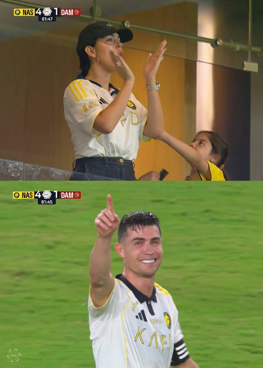  رونالدو و جورجینا