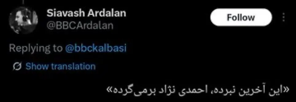 عقب‌نشینی ناگهانی؛ چرا سیاوش اردلان توییت جنجالی خود درباره حامیان پهلوی را پاک کرد؟