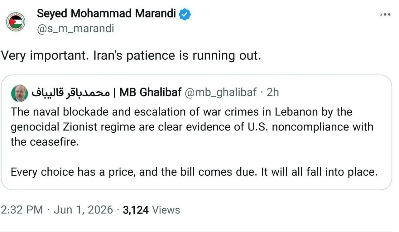 موضع‌گیری مهم محمد مرندی درباره جنگ لبنان: شرایط از تحمل ما خارج است