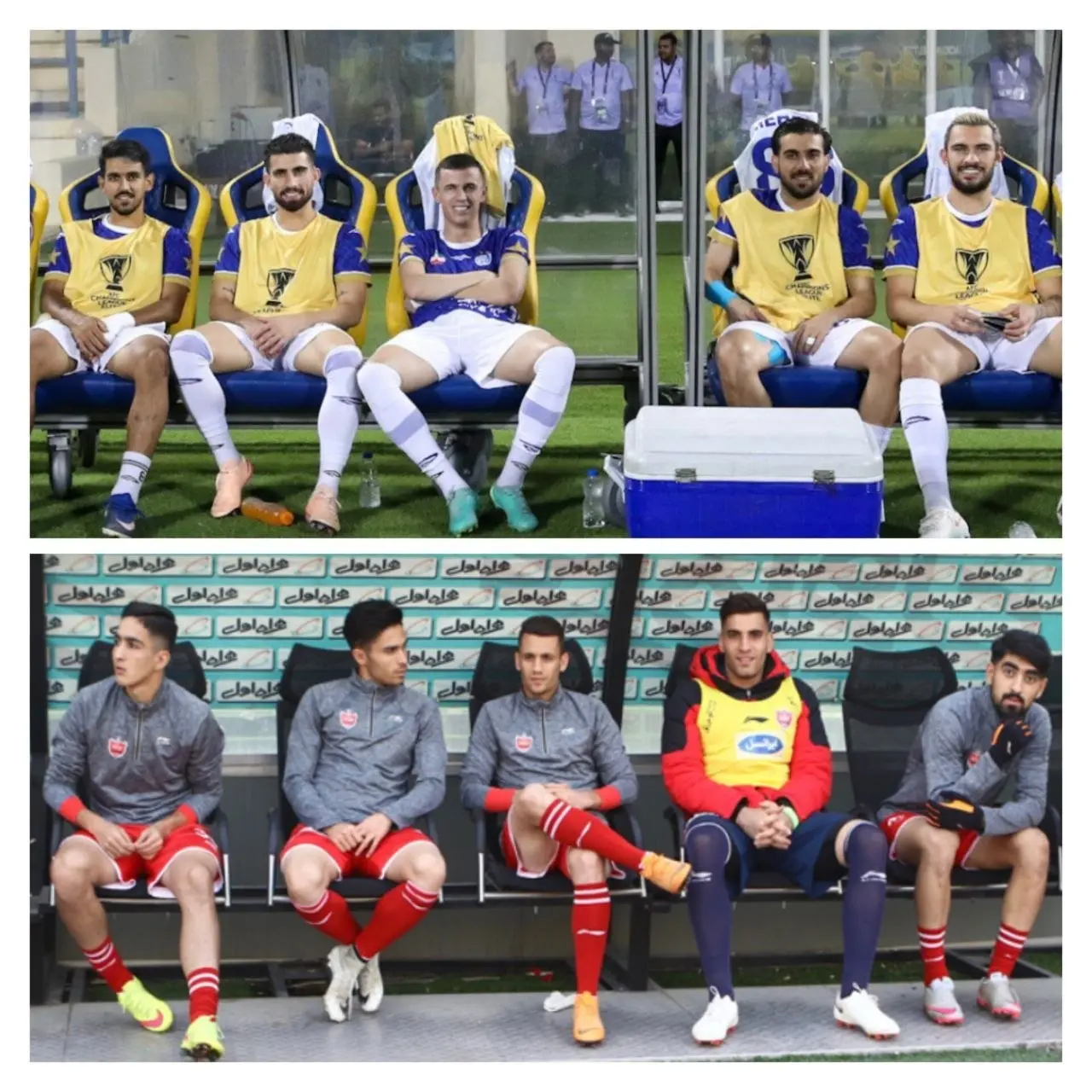 جنگ سنگین هواداران پرسپولیس با استقلالی ها