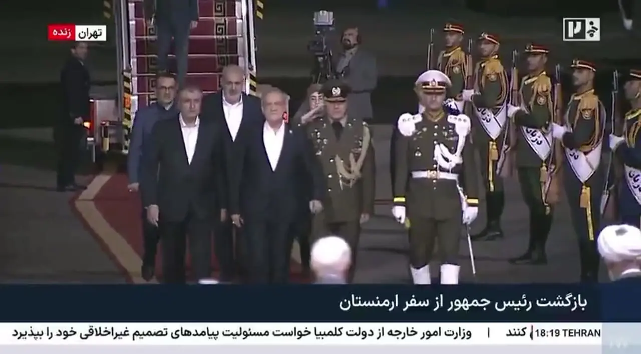 سوتی عجیب شبکه خبر؛ استقبال از پزشکیان با موسیقی «بازی تاج‌وتخت»